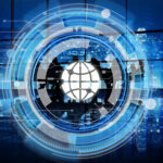 Digital Blue Hud Interface Global Concept